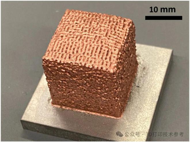 纯铜3D打印2024最新技术进展:基于激光电子束熔融和能量沉积(图5) 纯铜3D打印2024最新技术进展:基于激光电子束熔融和能量沉积(图5)